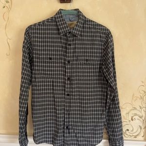 Mens grey white shirt